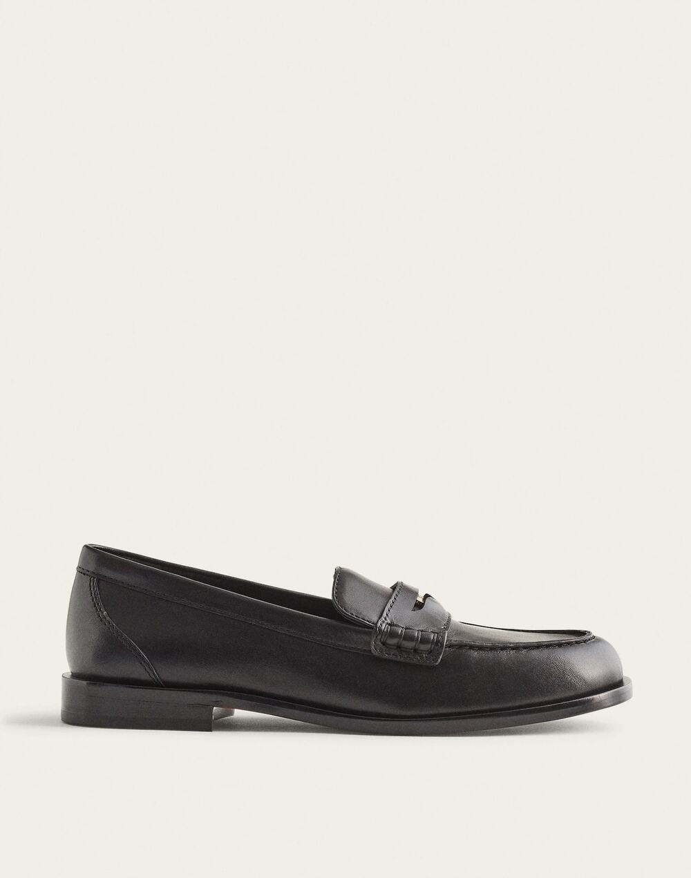 Madewell Women's Grayson Penny Loafer Shoes Leather Comfort Black Size 9.5 NWOB